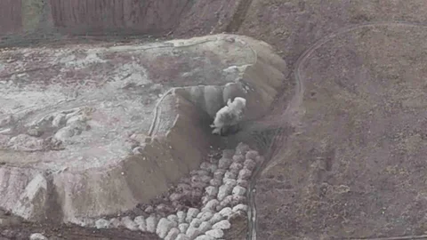 Erzurum'da Top Mermileri İmha Ediliyor