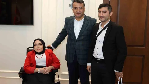 Samsun'da Engelli Sporculara Destek