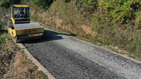 Ordu'da Asfalt Çalışmaları Sürüyor