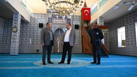 İnönü'deki Camii Yenilendi