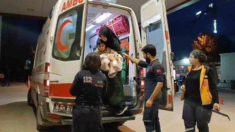 Bursa'da Çaydanlık Kazası