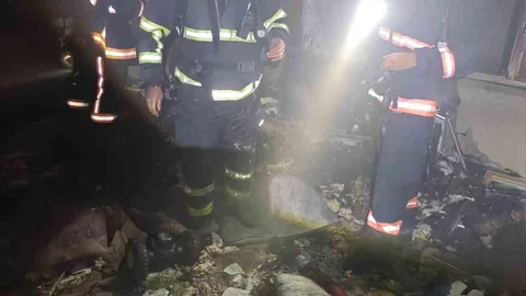 Mardin Kızıltepe'de Bina Yangını