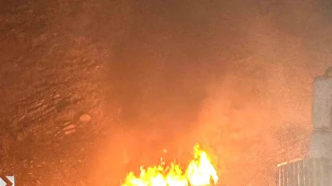 Şırnak'ta Alev Alan Araç