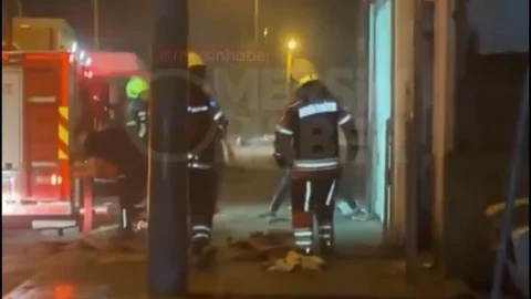 Mersin'de Gece Yangını Çıktı