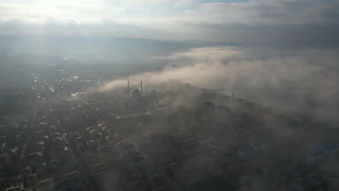 Büyükçekmece'de Görülen Sis Manzarası