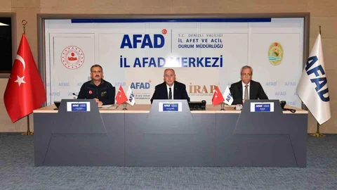 Denizli'de Afet Riskleri Yönetimi Toplantısı