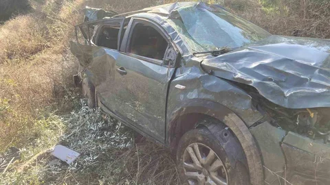 Aydın'da Uçurumdan Düşen Kadın Sürücü Kurtarıldı