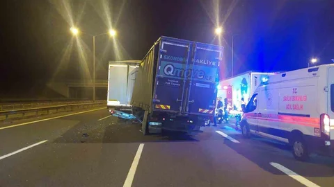 Bolu'da Kamyon Kazası