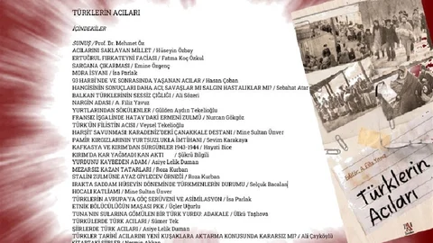 Türklerin Acıları Kitap Paneli Ankara'da