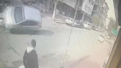 Karaman'da Trafik Kazası Anı Kamerada