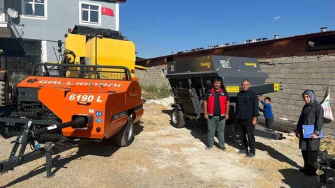 Beyşehir'de Çiftçilere Makine Desteği
