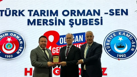 Türk Tarım Orman-sen Mersin Şubesi’nde Ahmet Ercan Dönemi Başladı