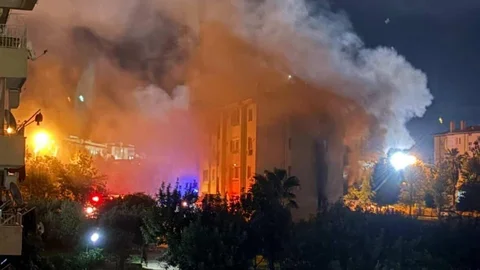 Osmaniye'de Ev Yangını Çıktı