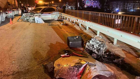 Hatay'da Otomobil Kazası