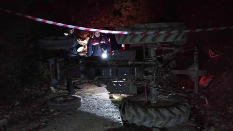 Tokat'ta Traktör Kazası
