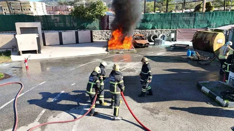 Geleceğin İtfaiyecileri Ordu'da Eğitim Aldı