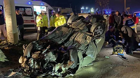 Bolu'da Trafik Kazası Meydana Geldi