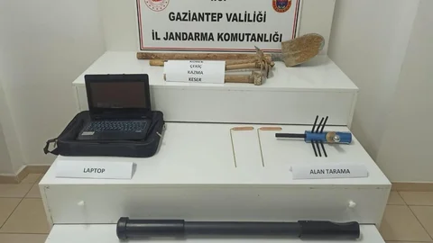 Gaziantep'te Define Kazıcıları Yakalandı