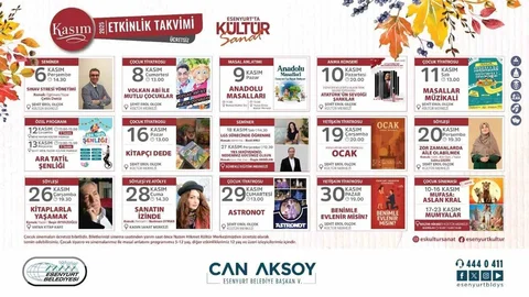 Esenyurt'ta Kasım Ayı Etkinlikleri