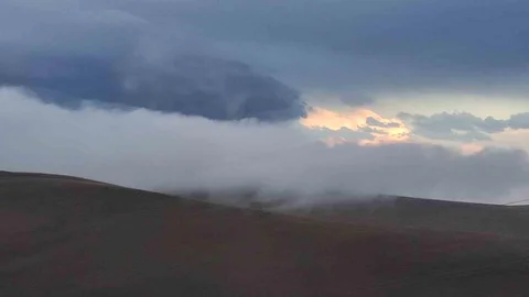 Ardahan'da Yüksek Kesimlerde Sis Oluştu