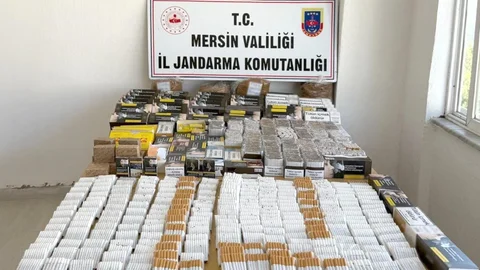 Jandarmadan Kaçak Makaron Operasyonu