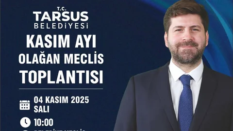 Tarsus Belediye Meclisi Toplanıyor