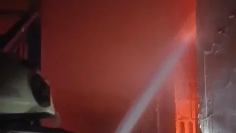 Antakya'da Çatı Yangını Vakası