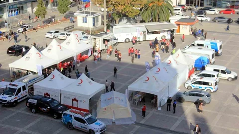 Samsun'da Kızılay Haftası Etkinliği