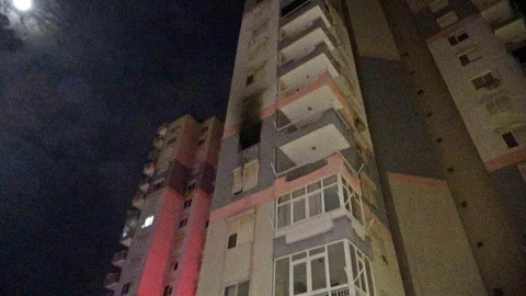 Antalya'da Daire Yangını