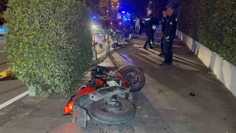 Samsun'da Motosiklet Kazası