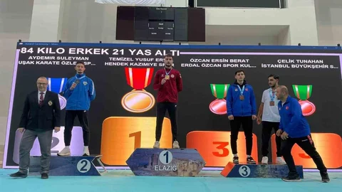 Düzce'de Altın Madalya Sevinci