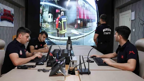 Mersin'de Yangın İzleme Sistemi