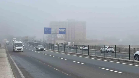 Kapaklı'da Yoğun Sis Etkili Oldu