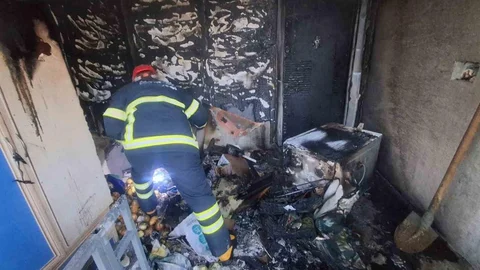 Kütahya'da Ev Yangını Paniğe Neden Oldu