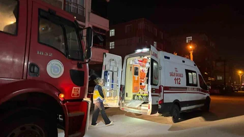 Kapaklı'da Yatak Yangını