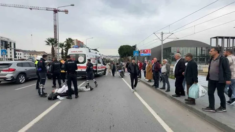 Samsun'da Motosiklet Kazası Meydana Geldi