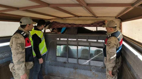 Erzurum'da Düzensiz Göçmen Yakalandı