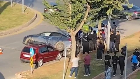 Mersin Toroslar'daki Kavşakta Kaza