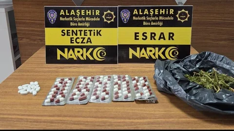 Alaşehir'de Uyuşturucu Operasyonu