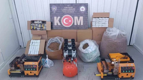 Aydın'da Kaçak Tütün Operasyonu