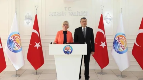 Mersin Valisi Toros, Alman Büyükelçi Sorg’u Makamında Ağırladı: Diplomatik Bağlar Güçleniyor!