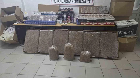 Didim'de Kaçak Sigara Operasyonu