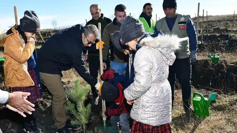 Ardahan'da Fidan Dikimi Etkinliği