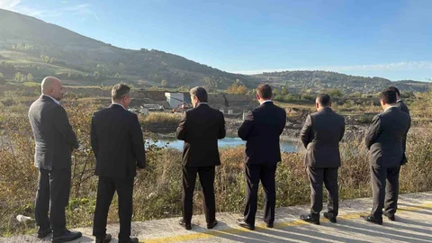 Bafra'da Dev Köprü İnşaatı İlerliyor