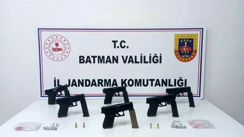 Batman'da Kaçak Silah Operasyonu
