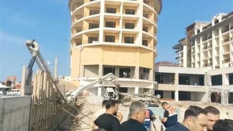 Alanya'da İnşaatta İşçi Ölümü