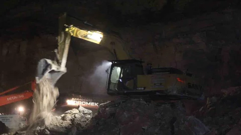 Ordu'daki Göçükte Çalışmalar Devam Ediyor