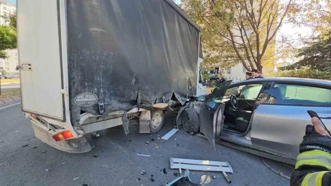 Kayseri'de Otomobil Kazası