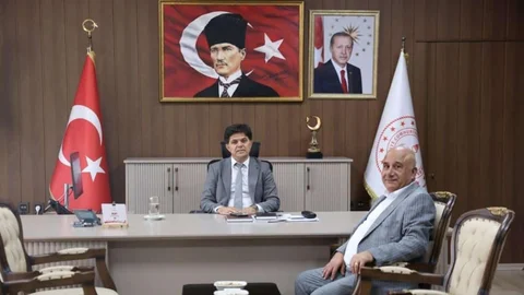 Göktaş'tan, Müdür Özdemirci'ye Hayırlı Olsun Ziyaretin