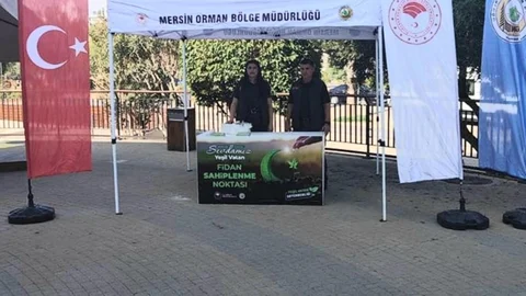 Yeşil Vatan Seferberliği Kapsamında Mersin Forum Alışveriş Merkezlerinde Fidanlarımız Sahiplerini Bekliyor